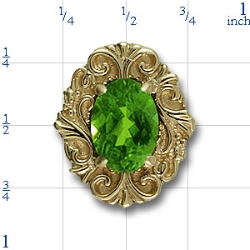 81030 Peridot Bracelet Slide 